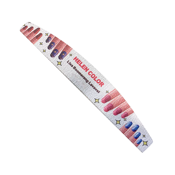 Lixa Helen Color Bumerangue Unha Unidade Profissional Lavavel