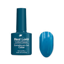 Esmalte em gel real love 8ml 035 azul