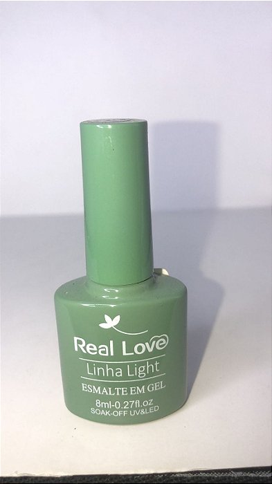 Esmalte em Gel Real Love Linha Light p076 Verde Claro