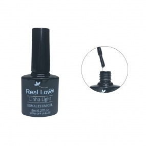 Esmalte em Gel Real Love Linha Light p051 preto