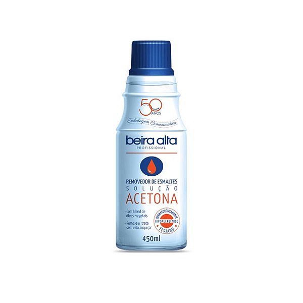 Removedor De Esmaltes Acetona Beira Alta 50 Anos 450ML
