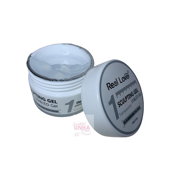 Gel Unha Real Love Transparente 1 30ml Sculpting Gel