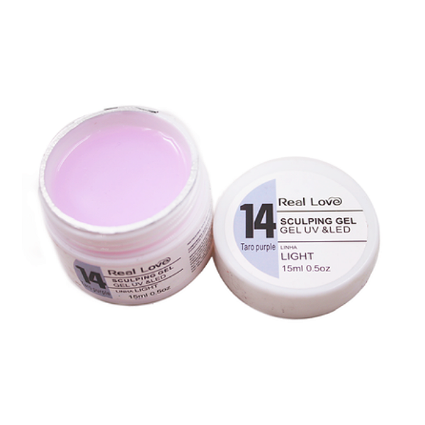Gel para Unhas Sculpting Taro Purple 14 15ml - Real Love