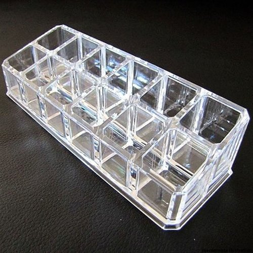 Organizador De Maquiagem e Cosméticos em Acrílico 17 X 6,5 X 6,5cm