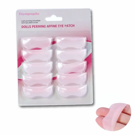 Pads De Silicone Para Lash Lifting 10 Pares rosa cilios