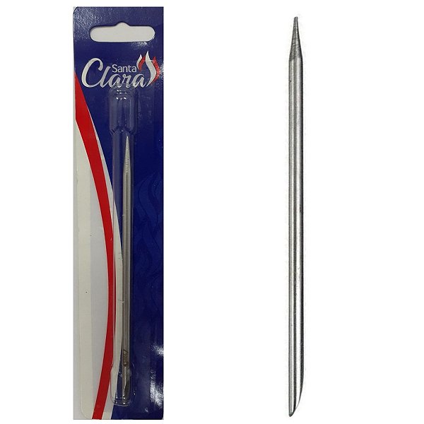 palito inox com ponta chanfrada para cuticula