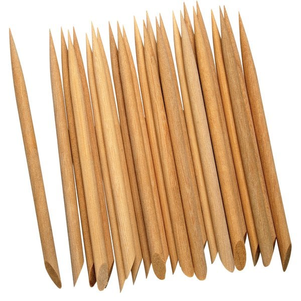 palito chanfrado para unhas 25 unidades