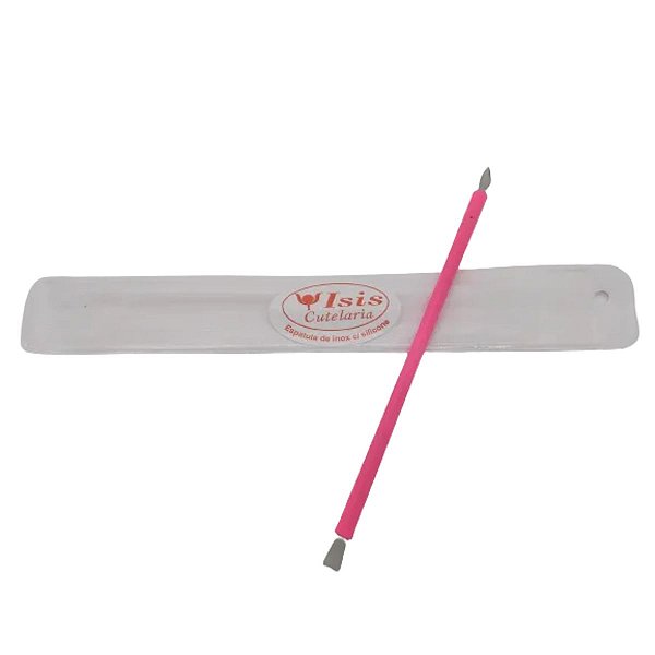 ESPÁTULA INOX C/ SILICONE - CORES VARIADAS - ISIS CUTELARIA