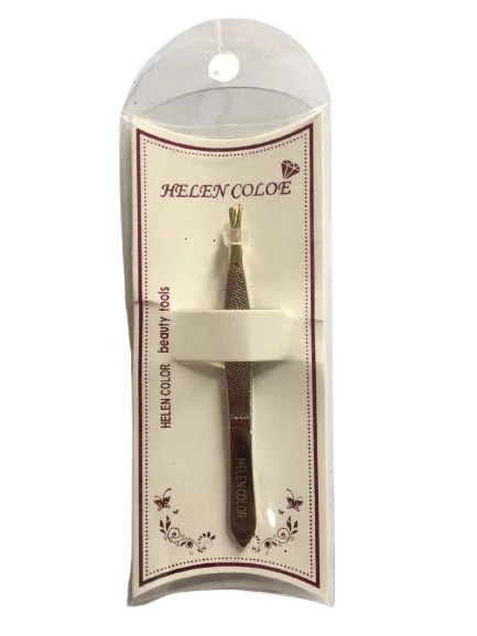 pinça para sobrancelha heln colorç