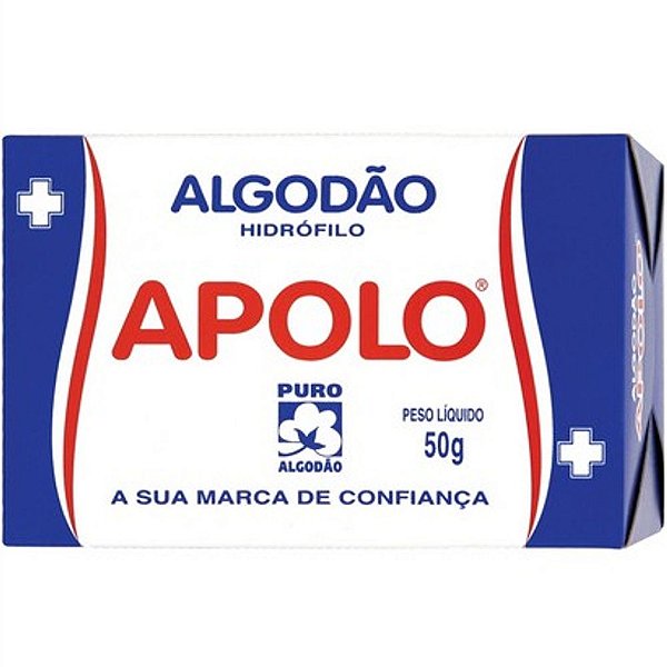 Algodão em caixa apolo 50g b