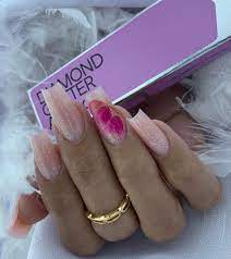 Gel Volia diamond glitter sunshine Refil Sache Construtor Unha