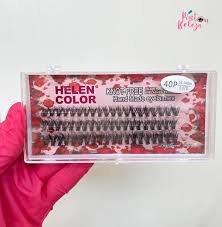 cilios tufinho helen color 40p 0.07d 14mm