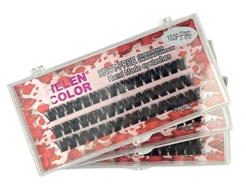 cilios tufinho helen color 40p 0.07d 10mm