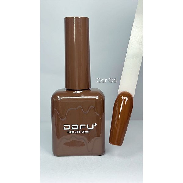 esmalte em gel dafu- 10ml 006 marrom