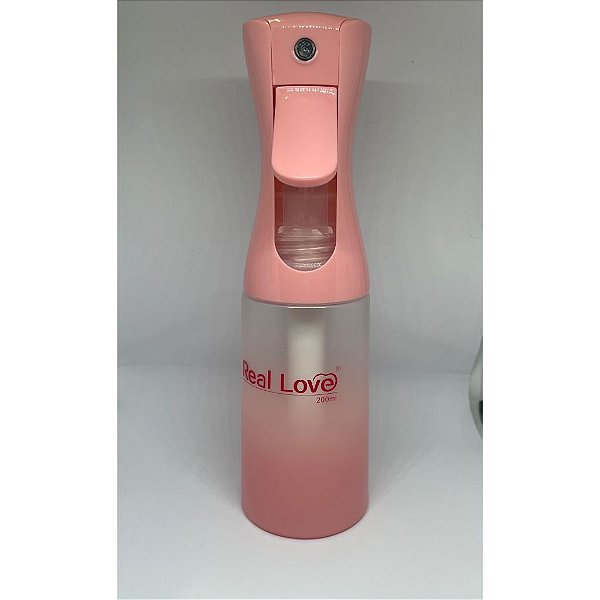 Borrifador Pulverizador Spray 200ml Jato Continuo Real Love