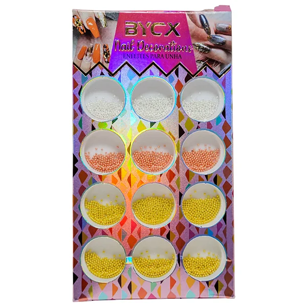 Kit 12 caviar (prata, rose e dourado)