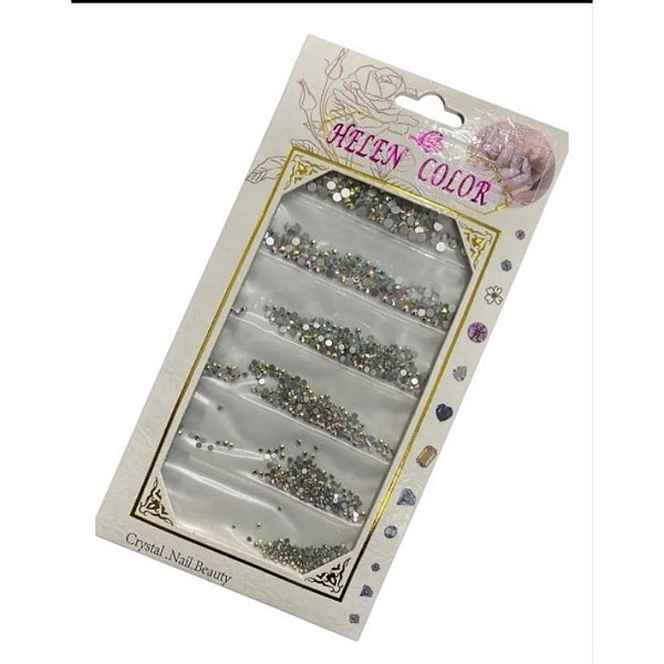 Strass Para Decoração Unha Pedraria Furta cor Helen Color