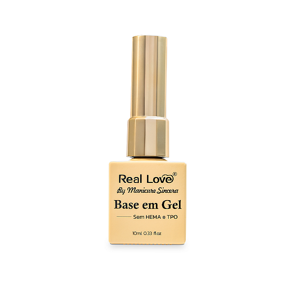 gel base real love- by manicure sincera 10ml sem hema e tpo