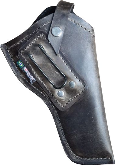 .38 .357 Cano 4" Duplo Porte Horse Coldre Revólver