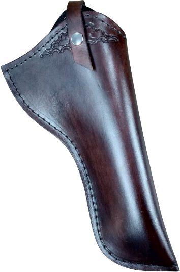 .38 .357 .44 Cano 6,5" Externo Liso Café Coldre Revólver