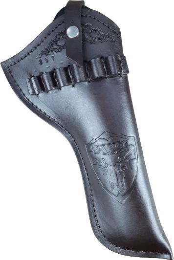 .38 .357 Cano 6,5" Externo Shield Guns Café Coldre Revólver