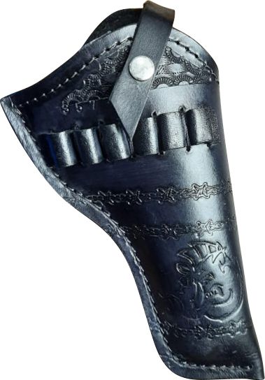 .38 .357 Cano de 3" Externo Javali Cerca Preto Coldre Revólver