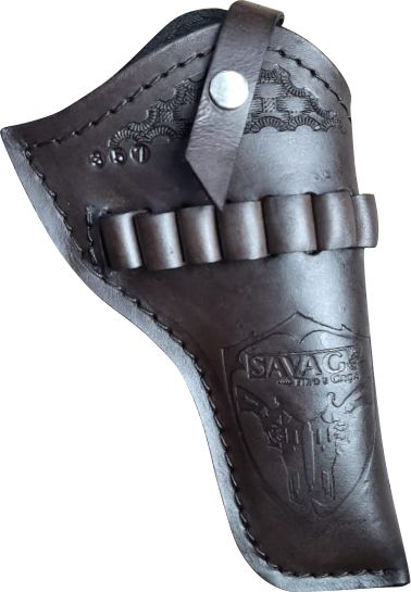 .38 .357 Cano de 3" Externo Shield Guns Café Coldre Revólver