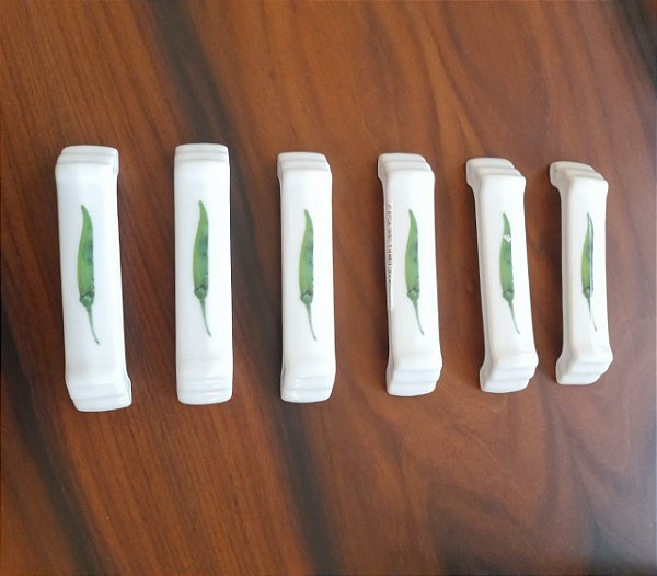 Conjunto de 6 Descansos de talher estampados sortidos 7cm Noritake