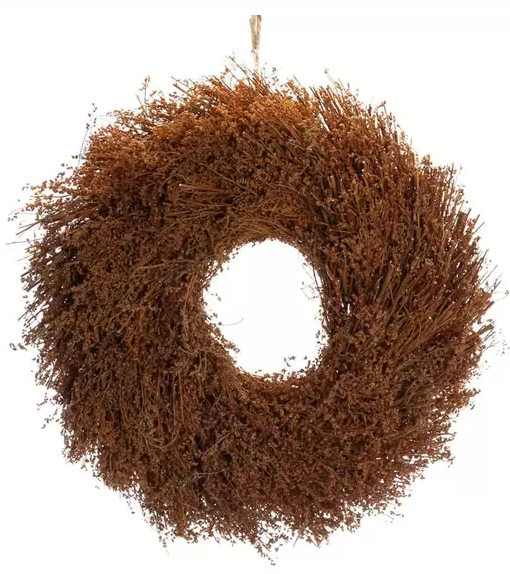 Guirlanda Rústica Laranja escuro 45cm