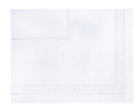 Toalha De Tecido 6 Lugares Retangular Branco 220x160cm - PEÇA ÚNICA