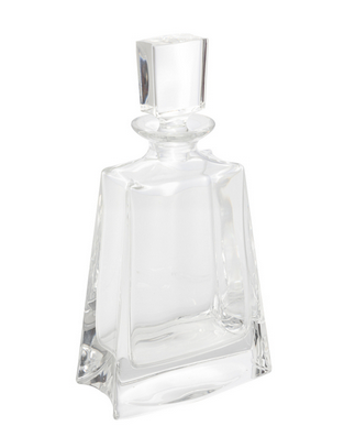 Garrafa Baixa de Cristal Kathrene 600ml Transparente