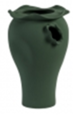 Vaso em Cerãmica Atlas Vert Fonce 19x31cm