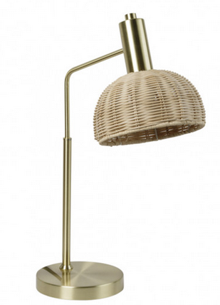 Luminária de Mesa com Cúpula Palha 50cm