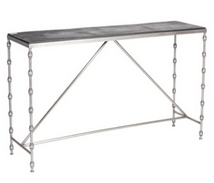 Aparador Em Metal Tampo Pedra 150x43x78cm