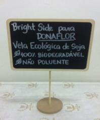 Lousa Informativa Mini Quadro Negro 30x20cm