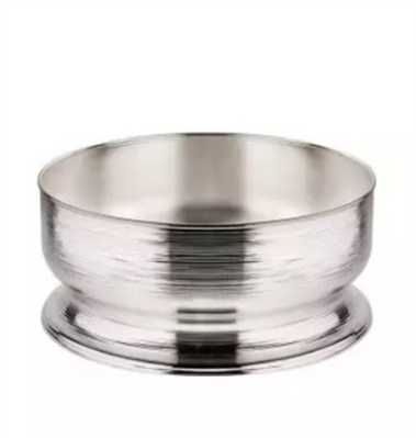 Centro De Mesa Prata Spin 33x13cm
