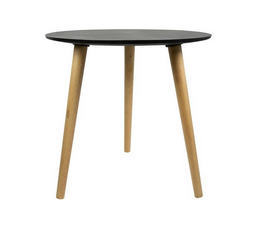 Mesa Em Cimento/Madeira Giedo Camel 45x40cm