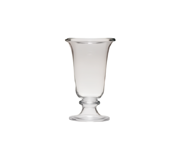 Vaso Em Vidro Transparente 35x15x10cm