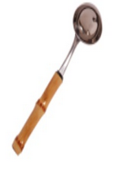 Concha De Molho Em Bamboo/inox 18cm