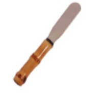 Espatula De Manteiga Em Bamboo/inox 12cm