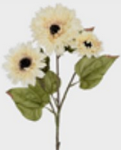 Gerbera 3x Haste 80cm
