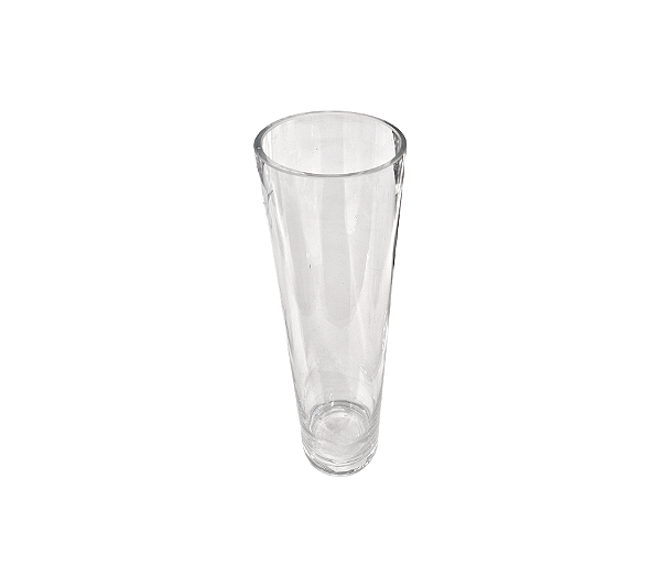 Vaso Em Vidro Cilindro Transparente 19x40cm