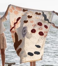 Manta de Sofá Em Algodão/Lã/Seda Zeus Olho Grego 123x169cm Pia Laus