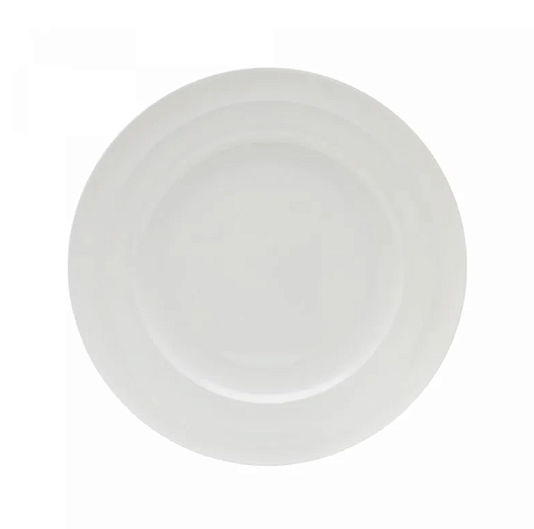 Conjunto 6 Pratos Rasos de Porcelana New Bone Bambu 28cm Wolff