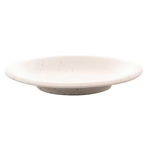 Prato Sobremesa de Cerâmica Mist Branco Matte 22cm Wolff