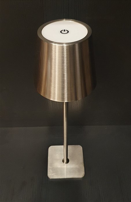 Luminária De Mesa USB Em Metal 38x10x10cm HUBME