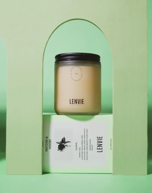Vela Matcha Hinoki 190g LENVIE