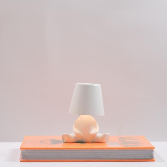 Luminária De Mesa Urso Em LED Branco