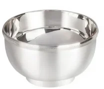 Bandeja De Prata Salva Pérola Redonda P 12x4,5cm