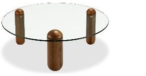 Pill Mesa De Centro Em Vidro Incolor